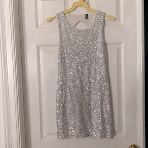 Sparkly Silver H&M Dress